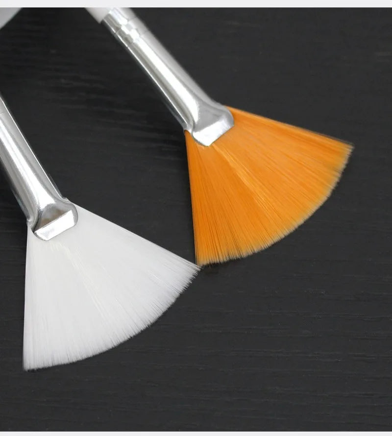 Fan Shape Foundation & Facial Mask Brushes