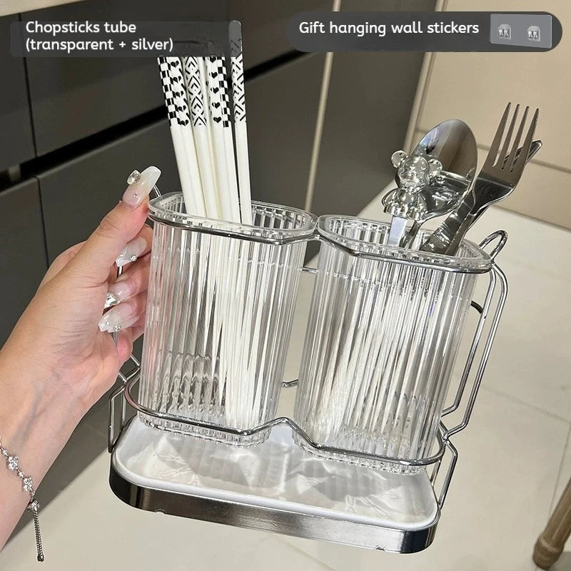 New Wall Mounted Kitchen Cutlery Organizer