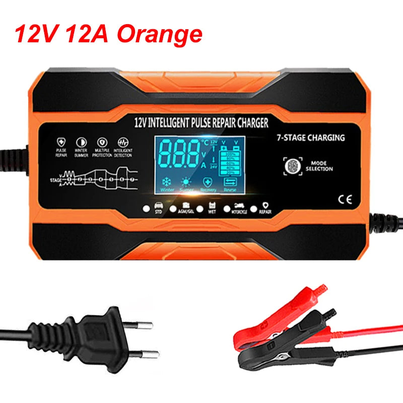 12V/24V Smart Fast Battery Charger