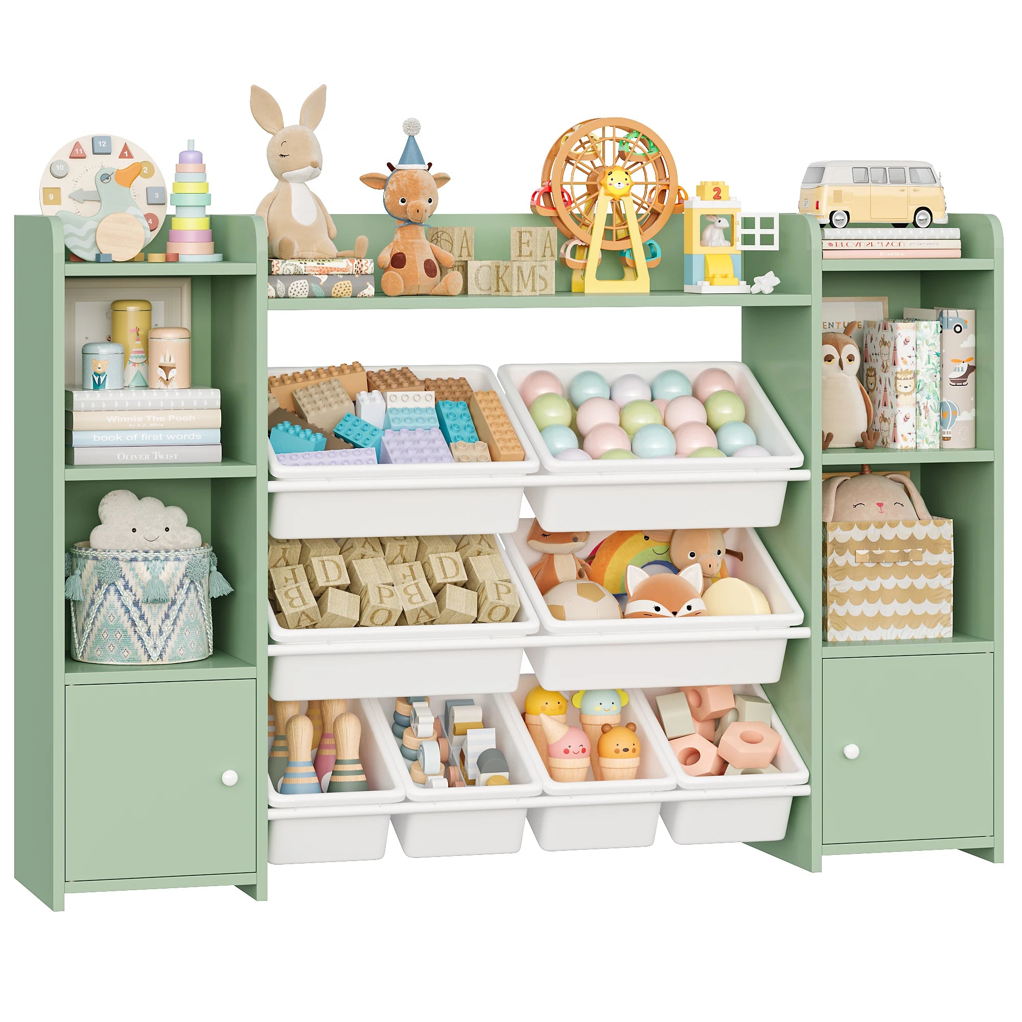 Getone Children's Bookcase & Toy Storage Unit