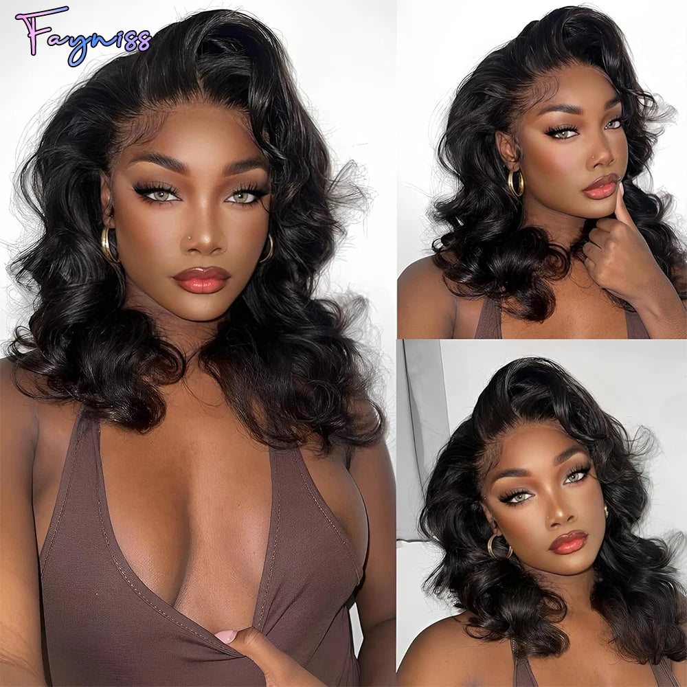 250% Density Body Wave Wear And Go Bob Wig