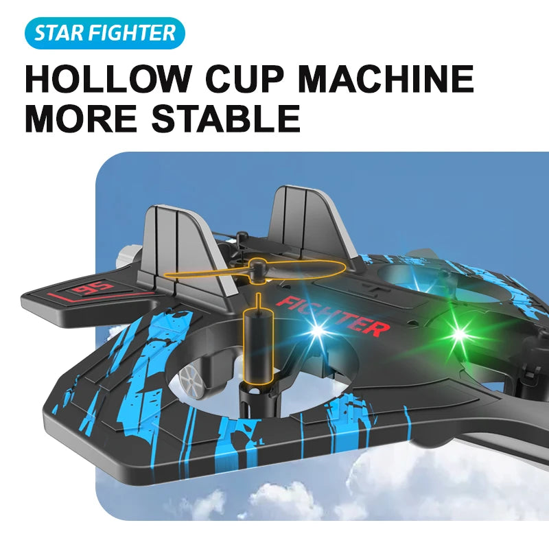2.4G Stunt Remote Control Foam Fighter Airplane Toy