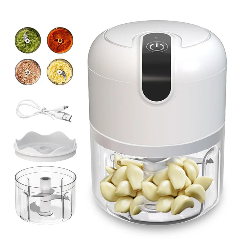 Kitchen Portable Electric Garlic Vegetable Chopper