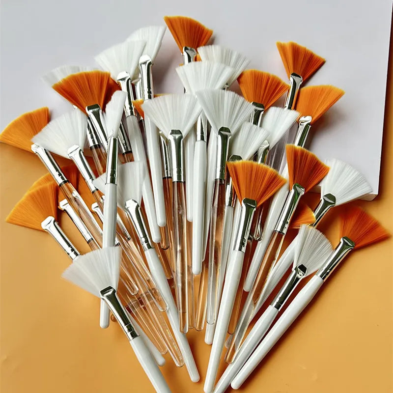 Fan Shape Foundation & Facial Mask Brushes