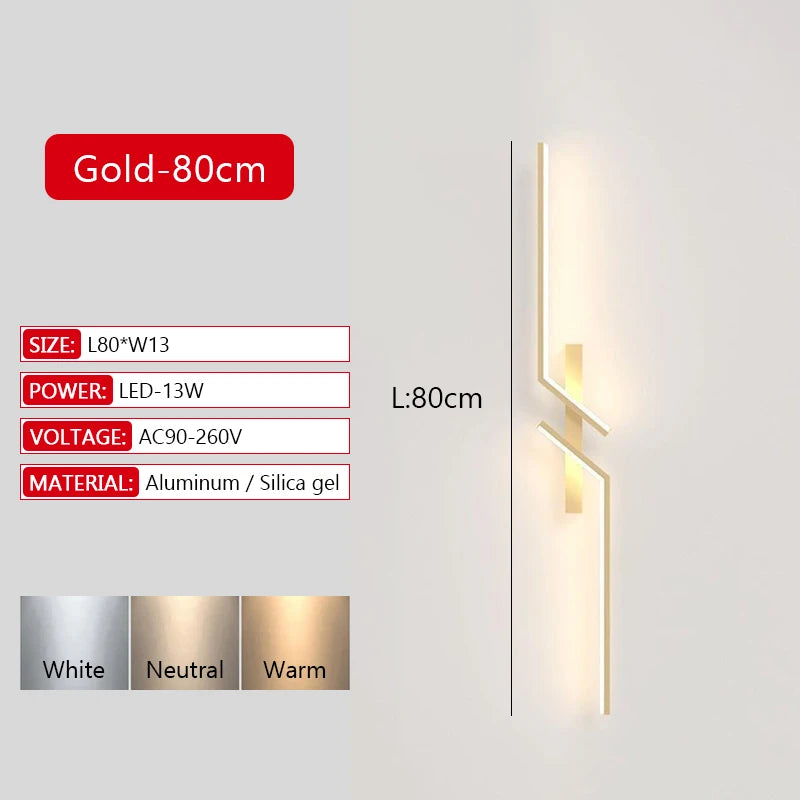 New Long Strip LED Wall Lamp