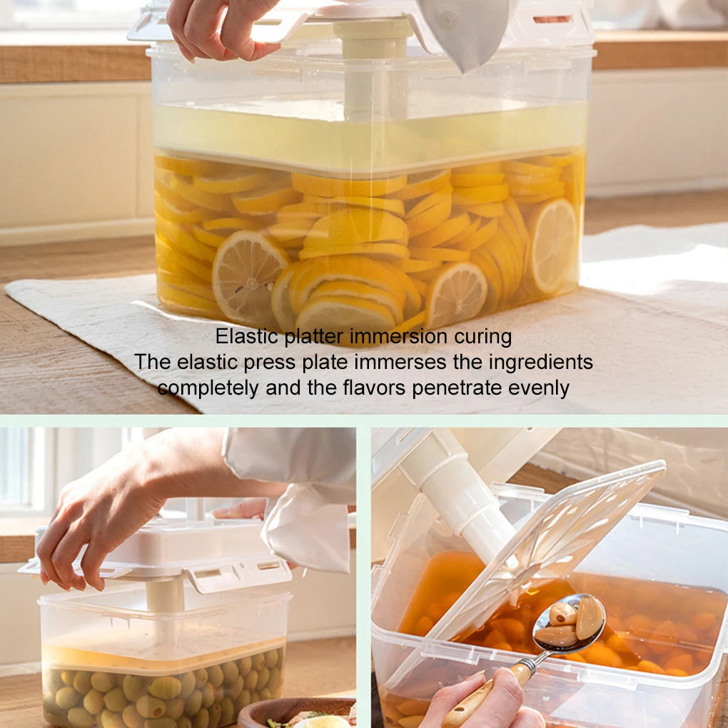 New Press Plate Leakproof Kitchen Organizer Bins