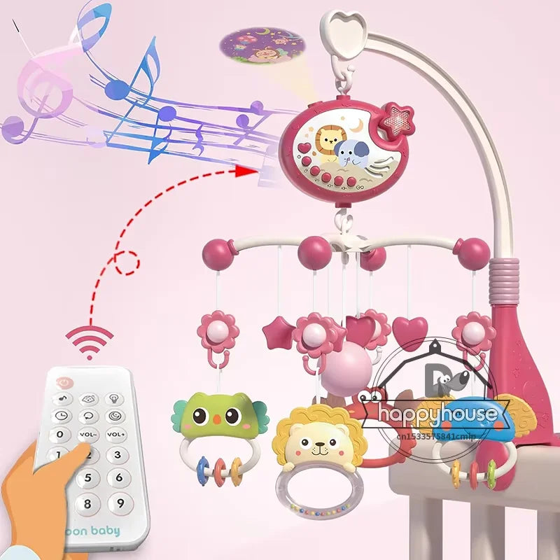Musical Baby Crib Mobile with Projection