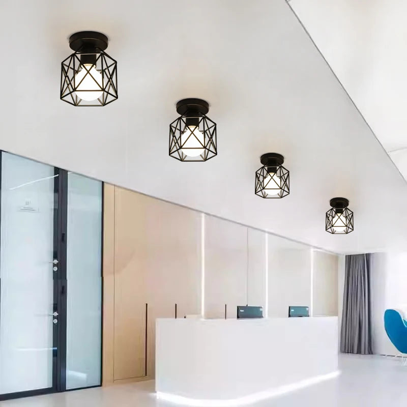 1Pc creative retro industrial style ceiling light