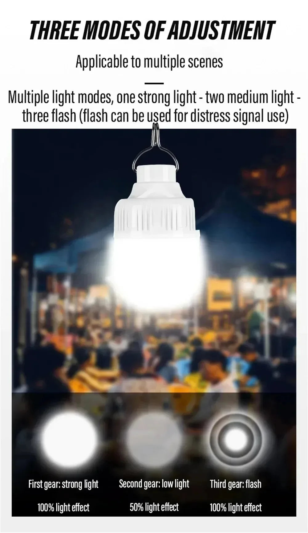 USB Rechargeable LED Lamp Bulbs