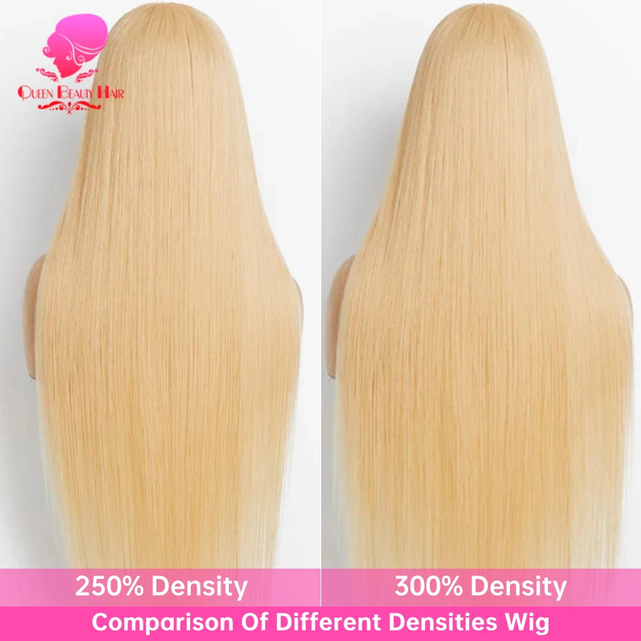 38 Inches 360 Lace Frontal Blonde 613 Wig