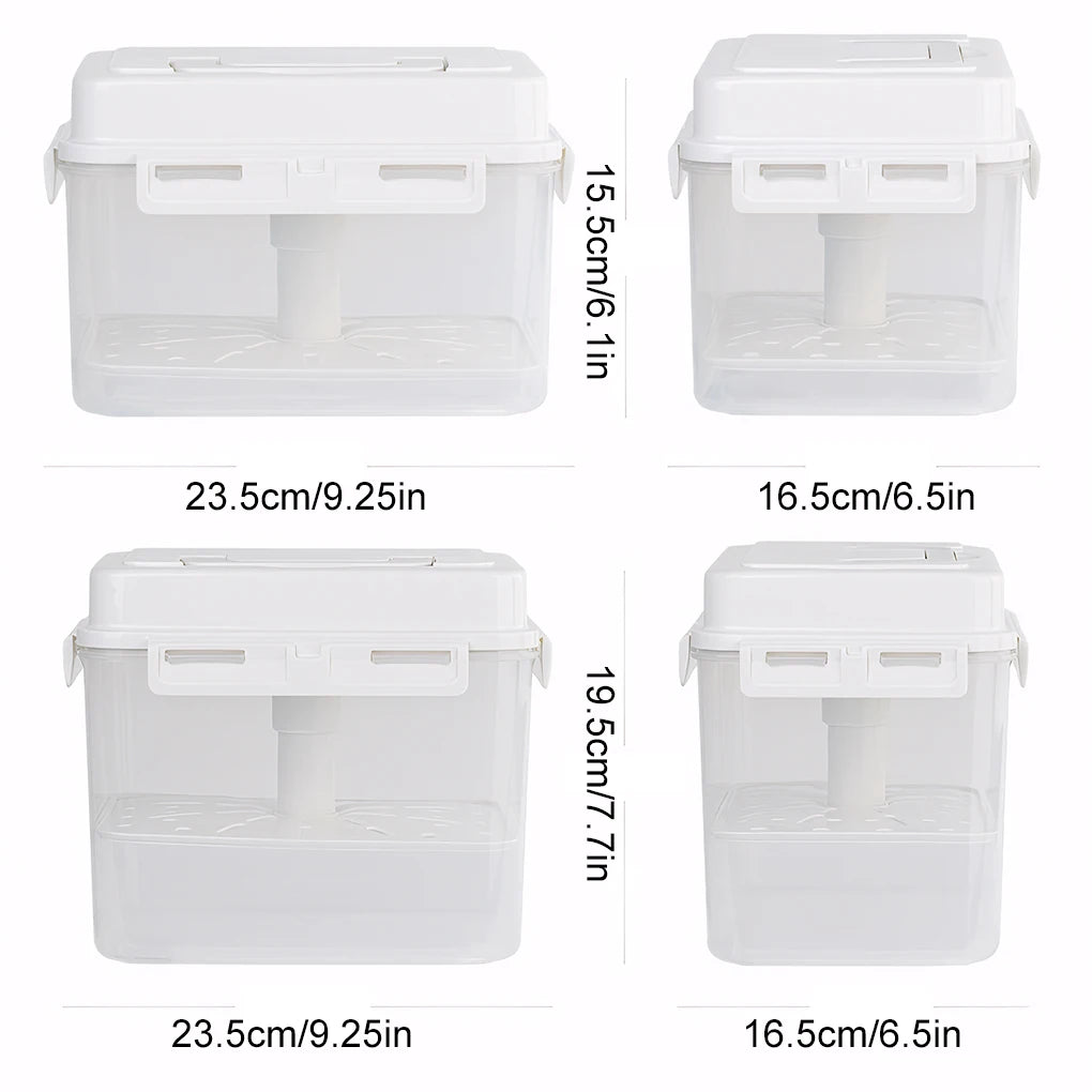 New Press Plate Leakproof Kitchen Organizer Bins