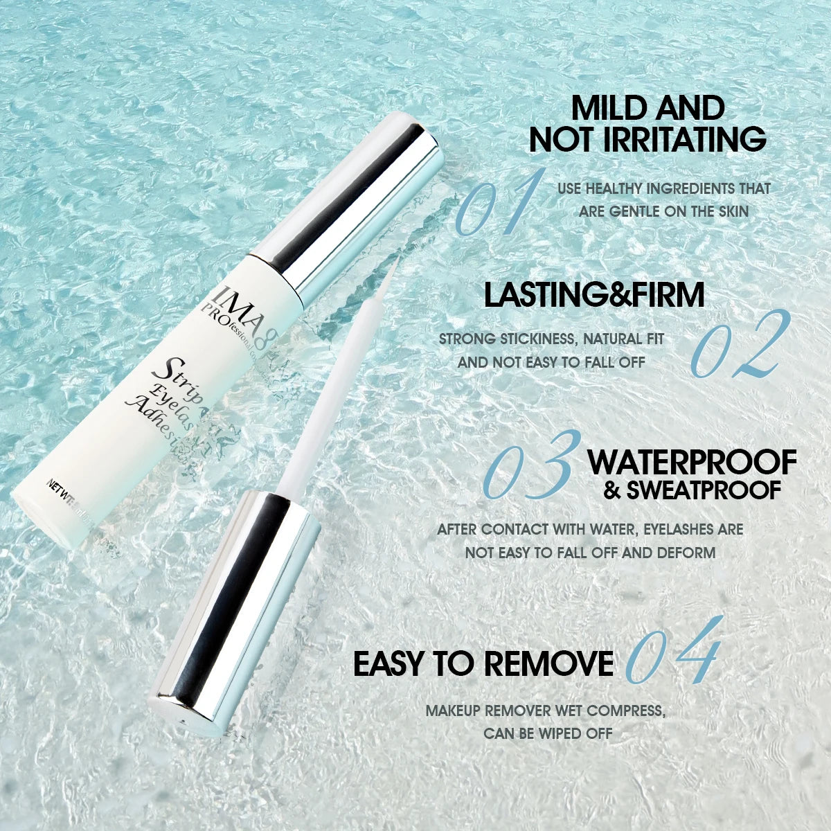 New Lasting Strong No Irritation Transparent Eyelash Primer Tools
