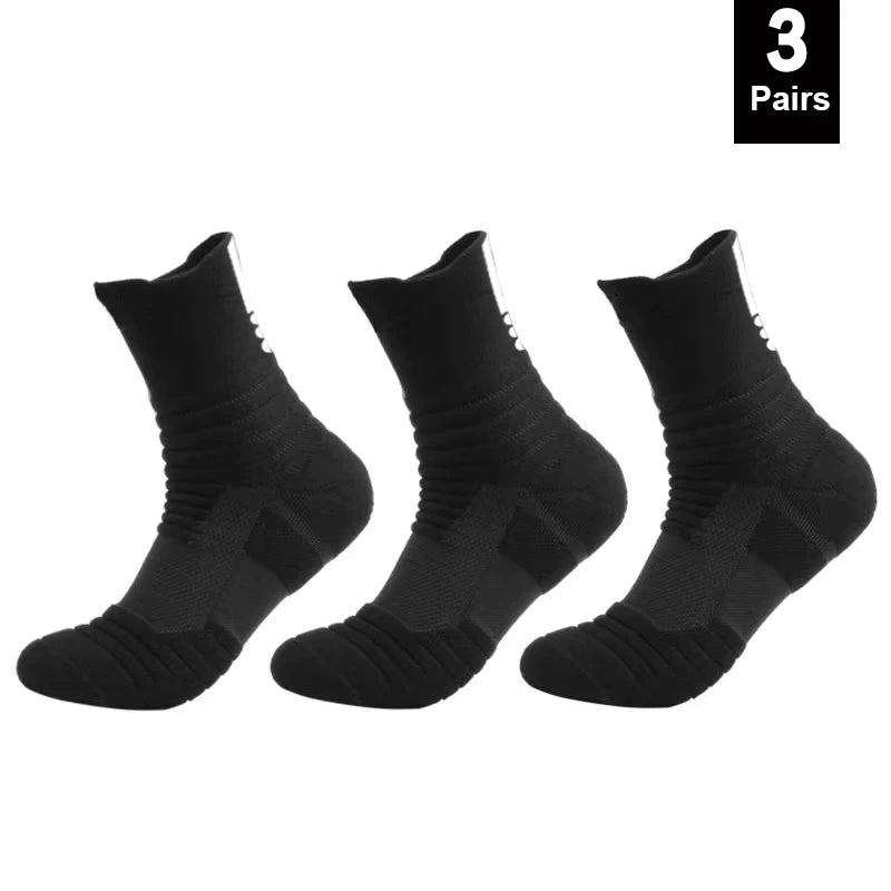1/3 Pairs Anti-slip Football Socks