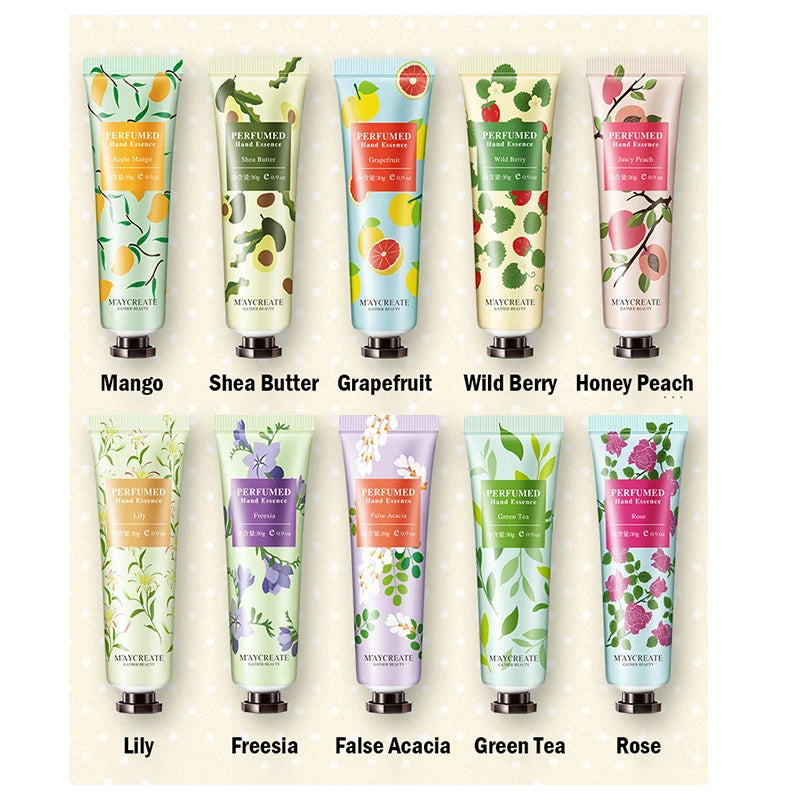 10pcs Fruity Flowery Hand Cream