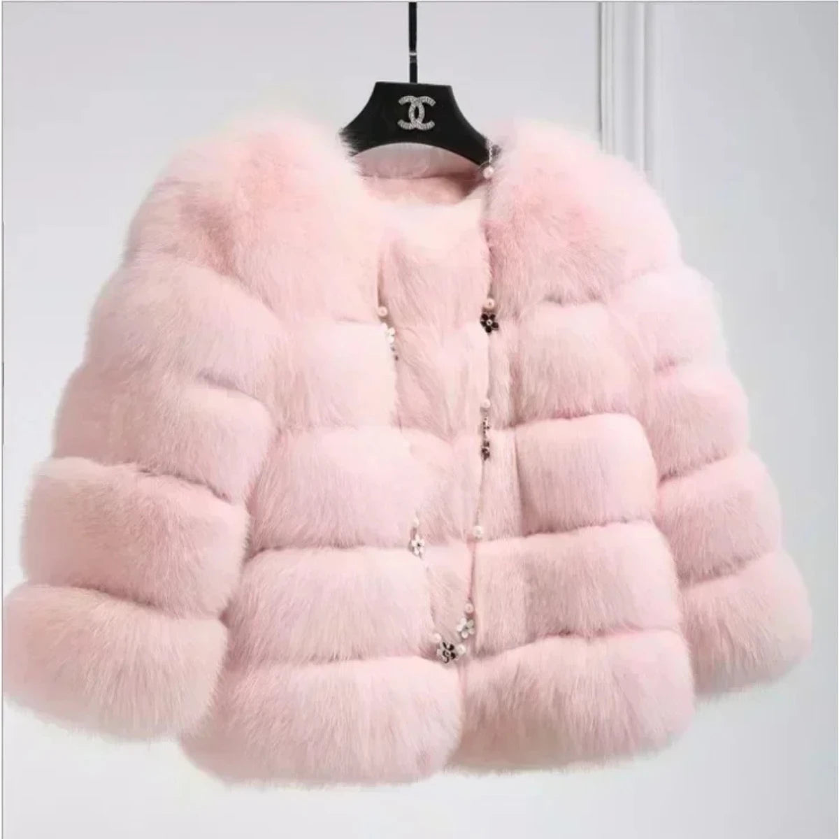 Women's Fashion faux fur coat