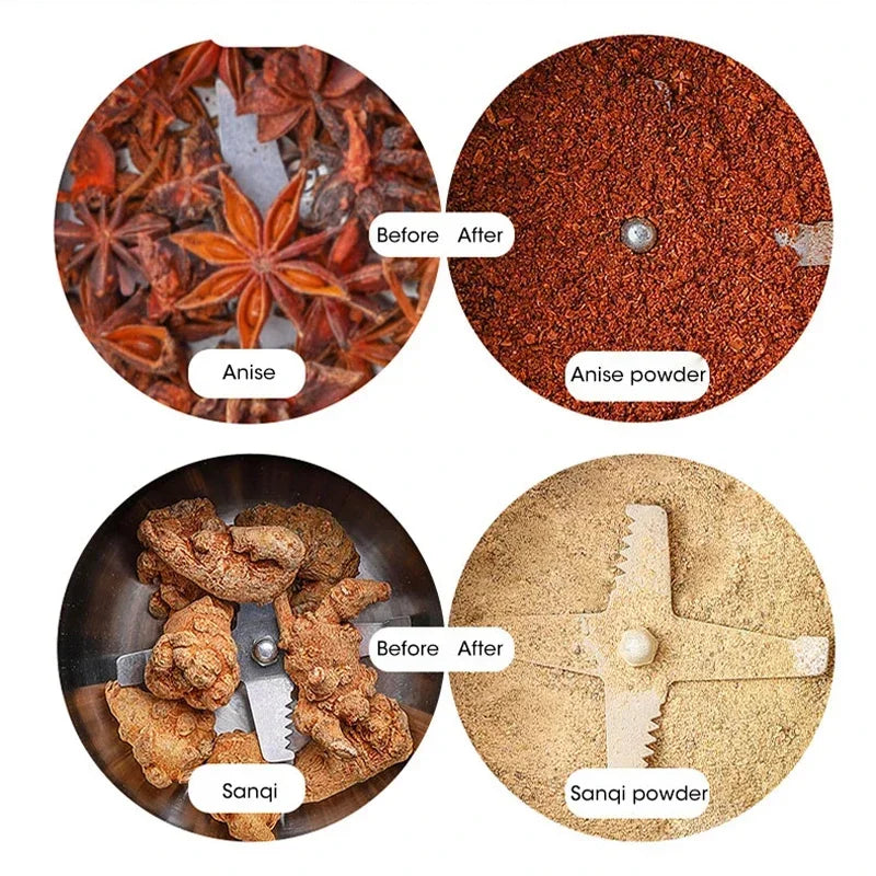 Kitchen Beans Cereal Nuts Spices Grains Grinder Machine