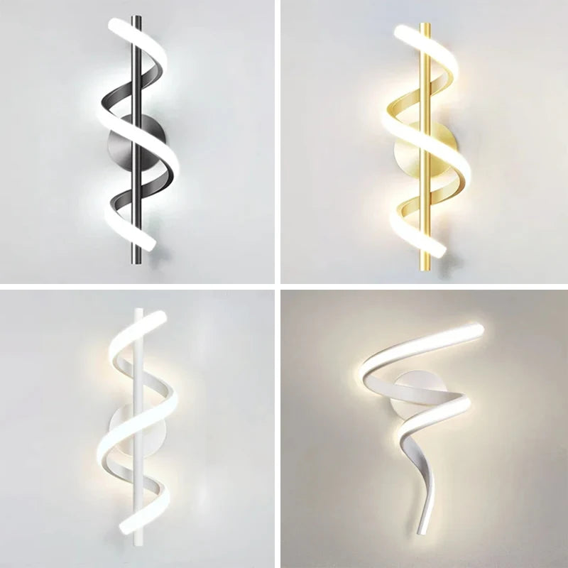 Luxury Black White Gold Wall Decorative Lights