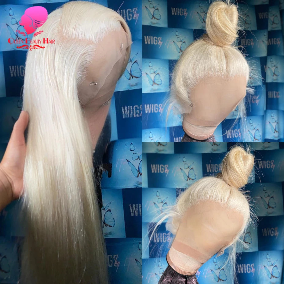 38 Inches 360 Lace Frontal Blonde 613 Wig