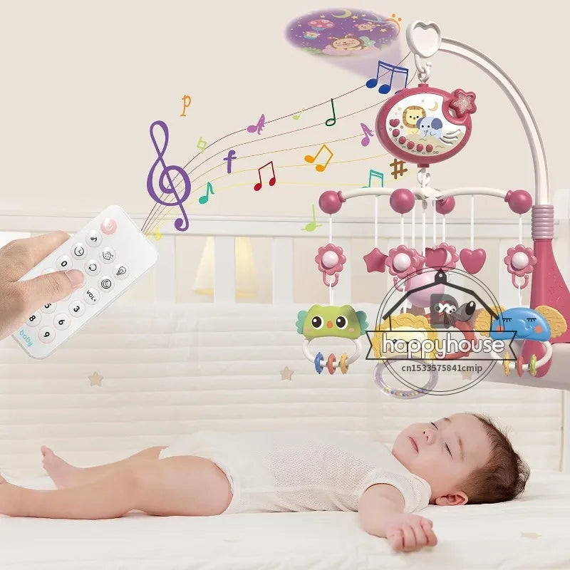 Musical Baby Crib Mobile with Projection