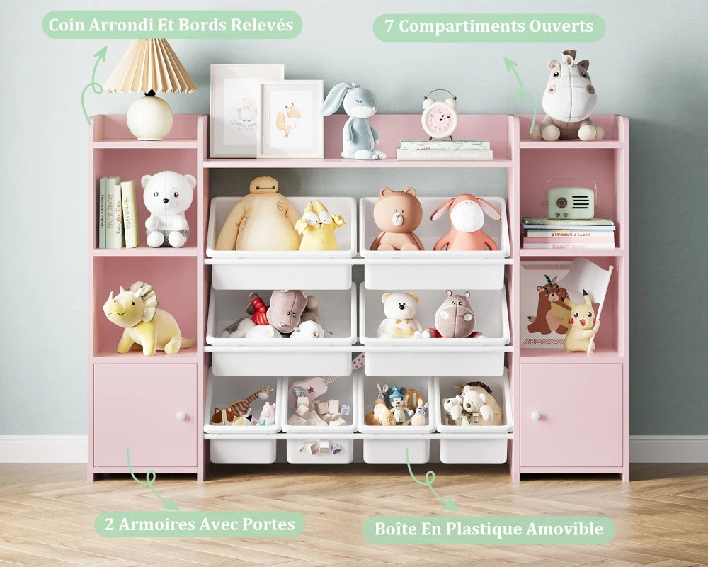 Getone Children's Bookcase & Toy Storage Unit
