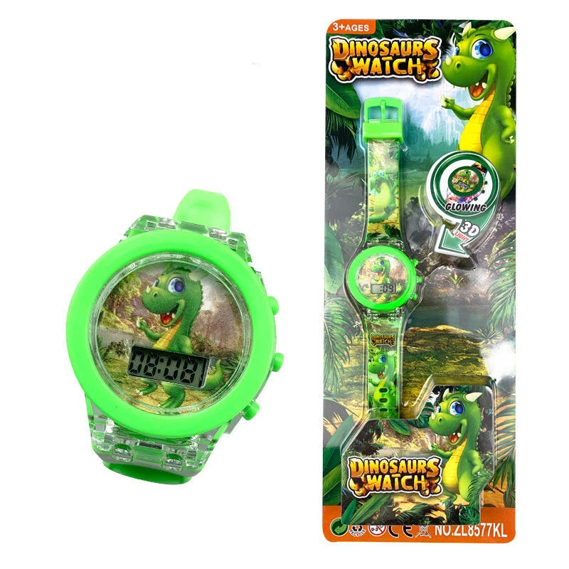 New Flash Light Spiderman Kids Watches