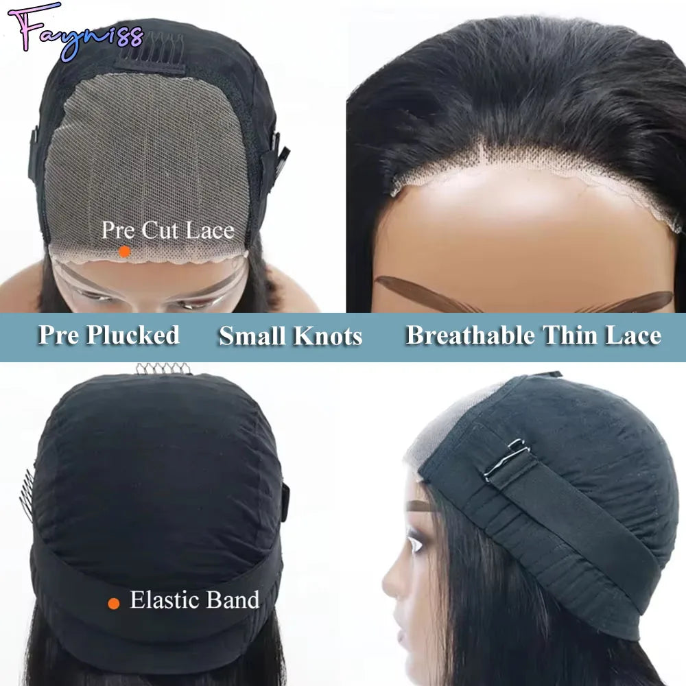 250% Density Body Wave Wear And Go Bob Wig