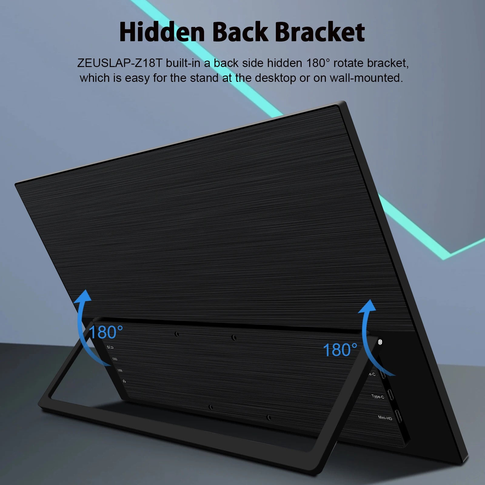 ZEUSLAP 18.5" Touch Screen Portable Monitor