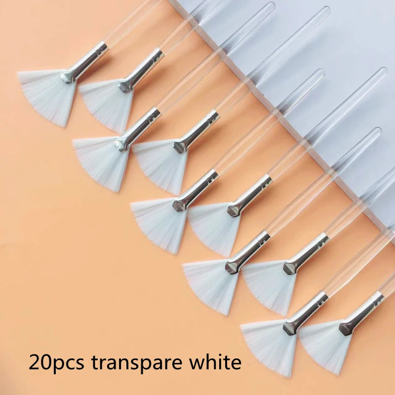 Fan Shape Foundation & Facial Mask Brushes