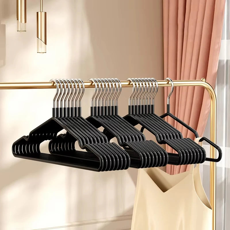 10pcs- Metal Traceless No-slip Clothes Hangers