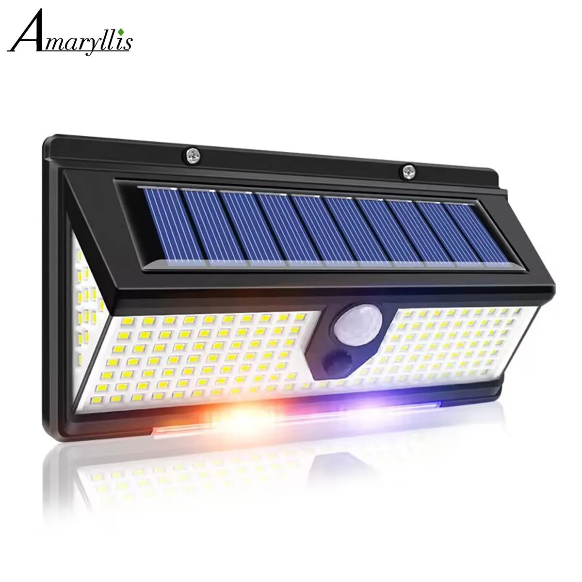 190LED Solar Motion Sensor Wall Lamp