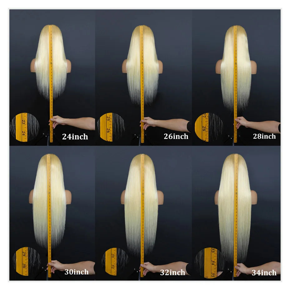 613 Honey Blonde HD Transparent Lace Wig