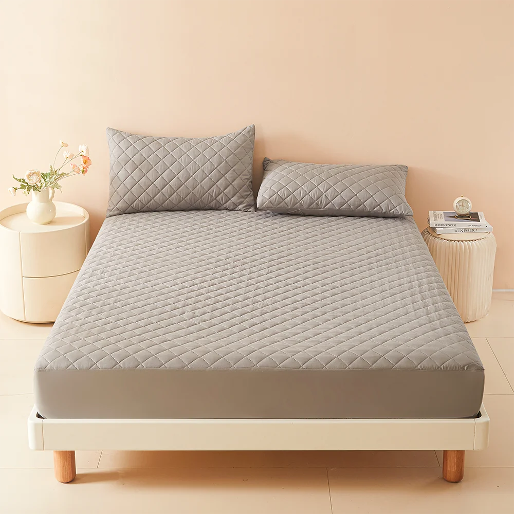 1pc 3D Air Fabric Thick Mattress Cover