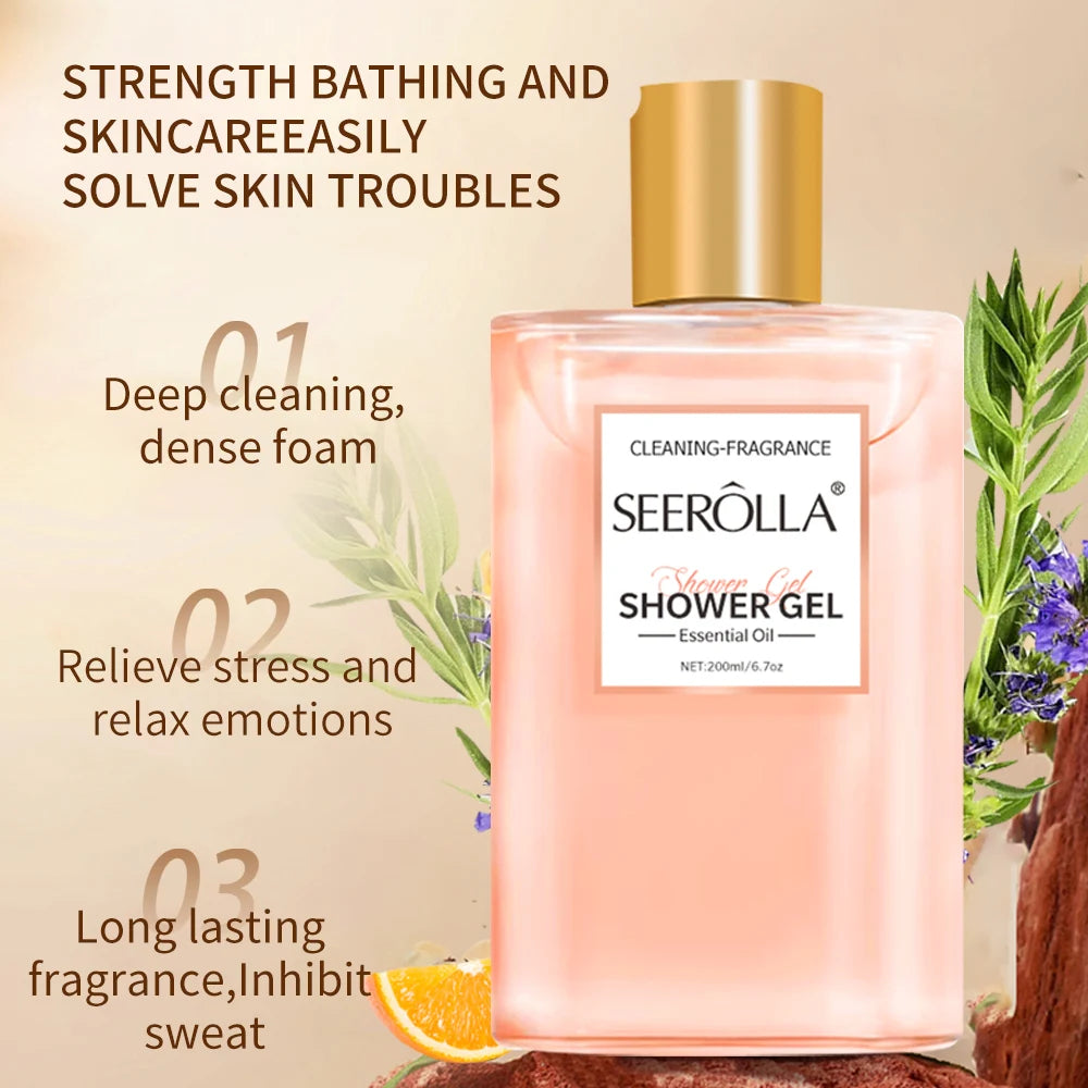 200ML Refreshing Citrus Body Wash - Moisturizing & Rich Foam