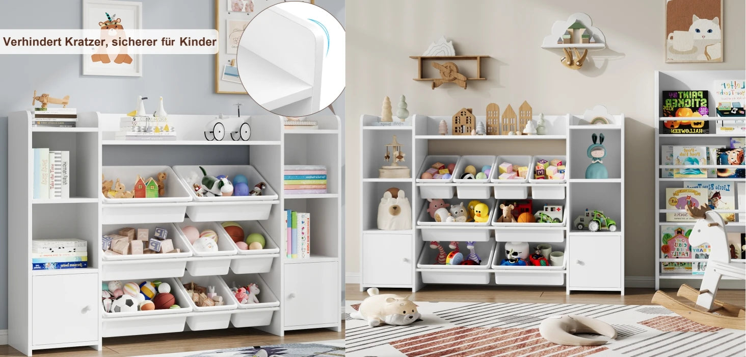 Getone Children's Bookcase & Toy Storage Unit