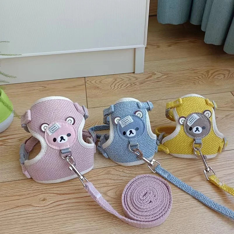 Winnie the Pooh Dog Harness & Leash Set