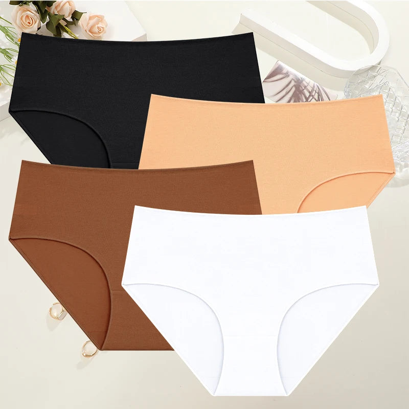 Women High Waist Briefs Seamless Underwear
