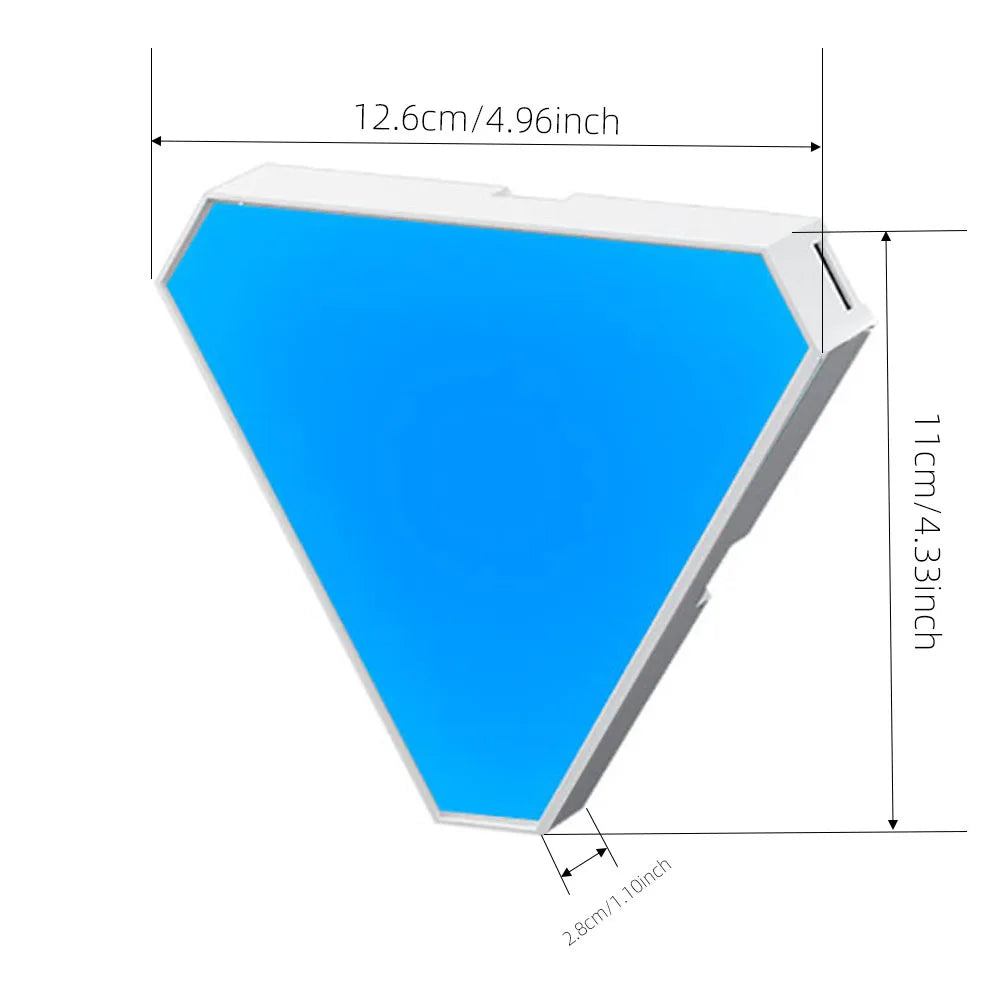 New LED Triangular Quantum Lamp