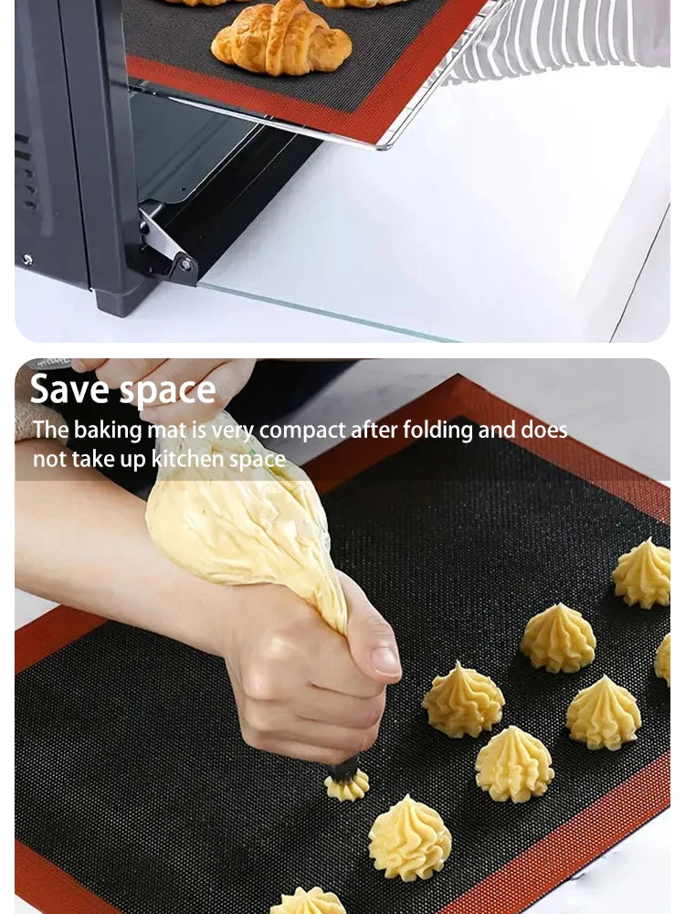 Silicone Grill Mat & Breathable Baking Tray