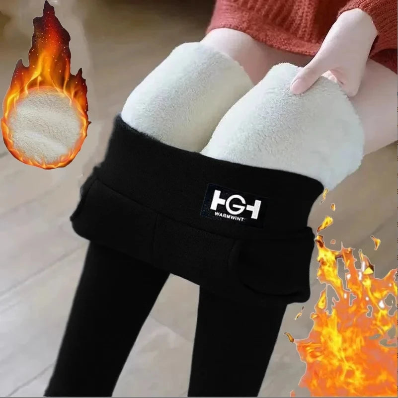 Women's Warm High-waisted Leggings