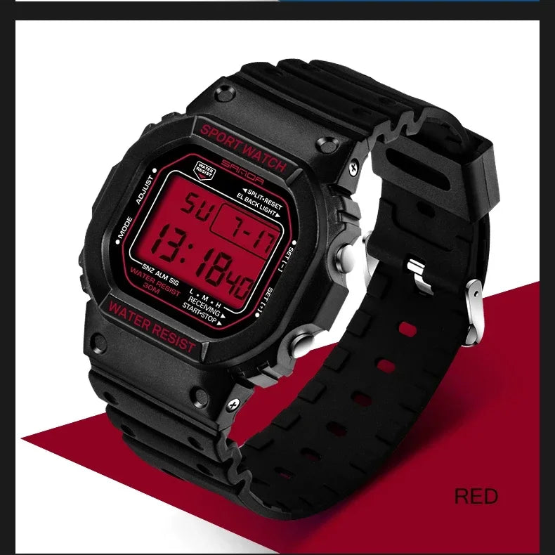 SANDA Multifunction Digital Sports Watch
