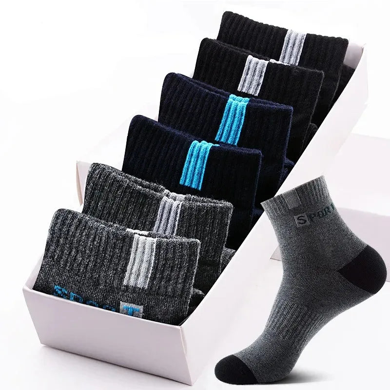 10/5/3pairs Breathable Con Sports Stockings