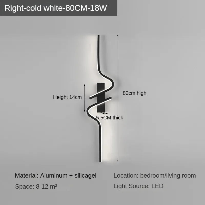 Modern Minimalist Strip Led Wall Light