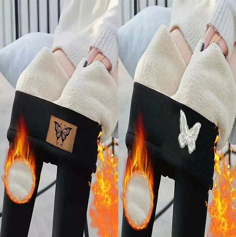 Women's Warm High-waisted Leggings