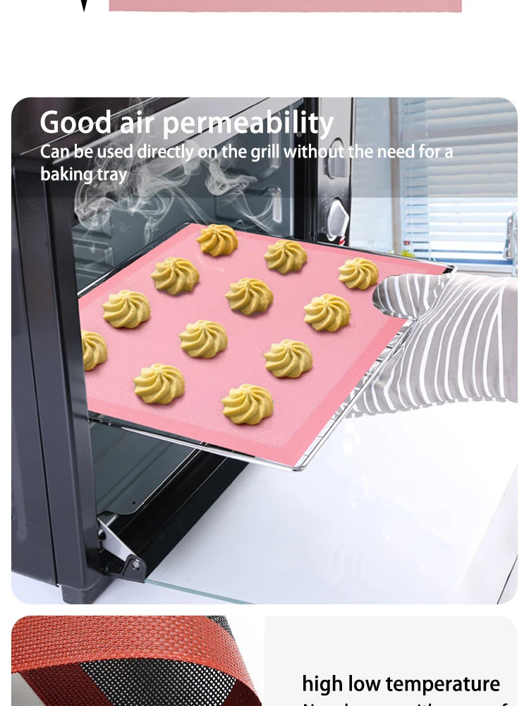 Silicone Grill Mat & Breathable Baking Tray