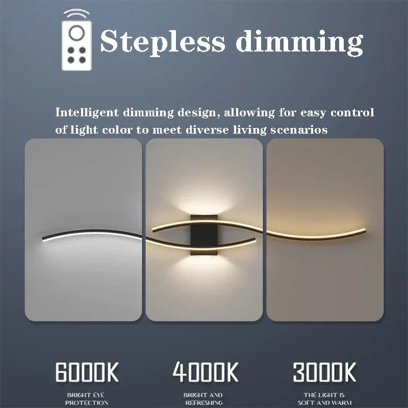 New Modern LED Strip Wall Lamp