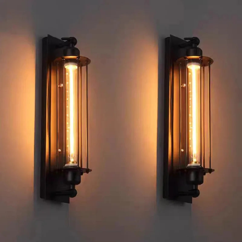 New Retro Industrial Style Iron Wall Light