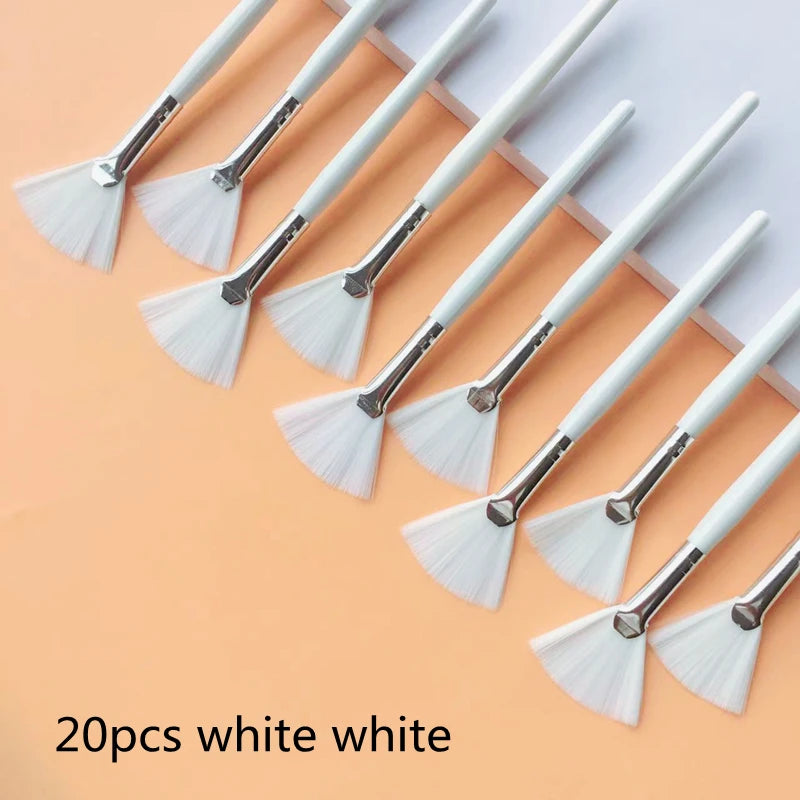 Fan Shape Foundation & Facial Mask Brushes