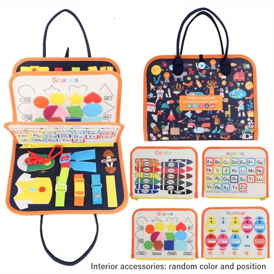 New Educational Activity Developing Sensory Board Travel Toy