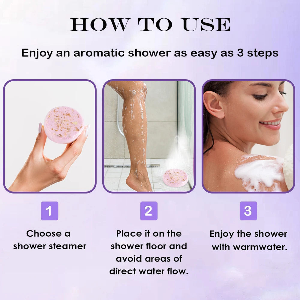 12 Pack Shower Bombs Essential Oils