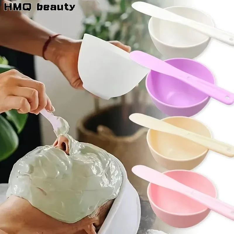 Silicone Face Mask Mixing Bowl Set